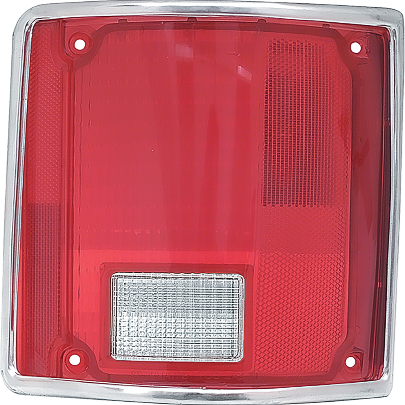 OER Right Hand Tail Lamp Lens With Trim For 1973-1987 Chevy and GMC Truck