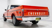 Load image into Gallery viewer, OER White Tailgate Letter Set 1967-1972 Chevy Fleetside Pickup Trucks
