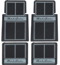 Load image into Gallery viewer, OER 4 Piece Black Floor Mat Set For 1955-1957 Chevy Bel Air Nomad 150 210
