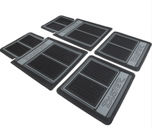 Load image into Gallery viewer, OER 4 Piece Black "Duster" Floor Mat Set 1970-1976 Plymouth Duster
