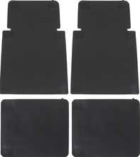 Load image into Gallery viewer, OER 4 Piece Black "Duster" Floor Mat Set 1970-1976 Plymouth Duster
