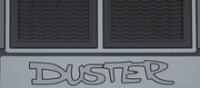 Load image into Gallery viewer, OER 4 Piece Black "Duster" Floor Mat Set 1970-1976 Plymouth Duster
