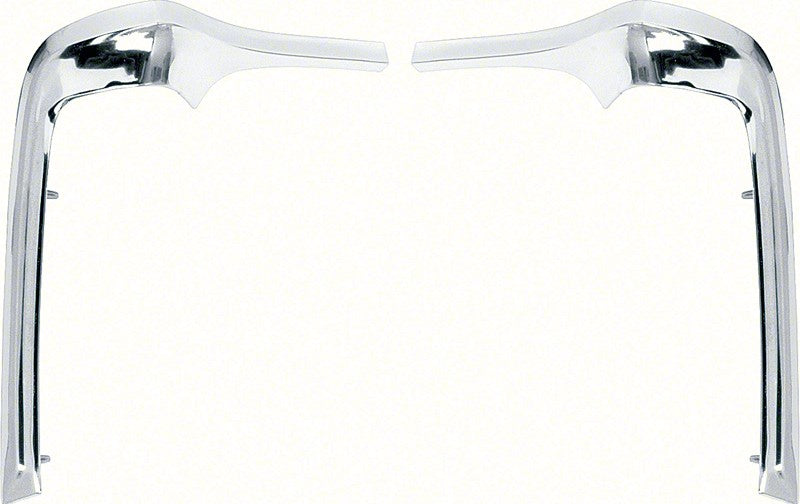 OER K499 1968-1972 Chevrolet Chevy II Nova Headlamp Eyebrow Molding Set