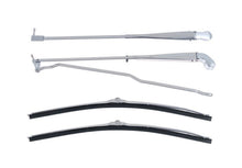 Load image into Gallery viewer, OER Recessed Wiper Arms and Blade Set Stainless Steel 1970-1981 Firebird Camaro
