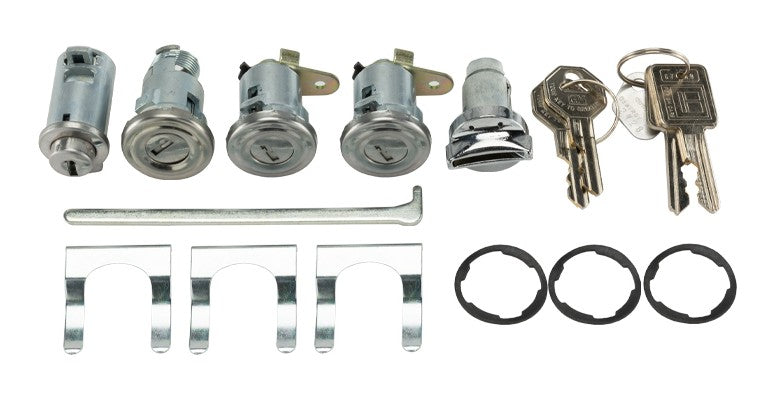 Ignition Door Glovebox Trunk Lock Set 1956 Bel Air 2/4 Door Hardtop Models