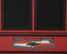 Load image into Gallery viewer, OER 4 Piece Red and Black Carpet Floor Mat Set 1955-1957 Chevy Bel Air
