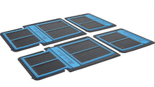 Load image into Gallery viewer, OER 4 Piece Dark Blue/Light Blue Carpet Floor Mat Set 1955-1957 Chevy Bel Air
