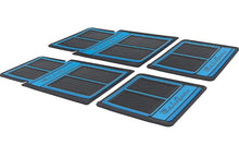 Load image into Gallery viewer, OER 4 Piece Dark Blue/Light Blue Carpet Floor Mat Set 1955-1957 Chevy Bel Air
