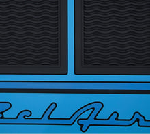 Load image into Gallery viewer, OER 4 Piece Dark Blue/Light Blue Carpet Floor Mat Set 1955-1957 Chevy Bel Air
