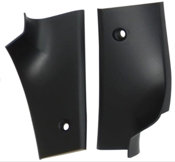 Rear Package Tray Window Corner Escutcheon Set 1968-1972 Pontiac GTO & Lemans