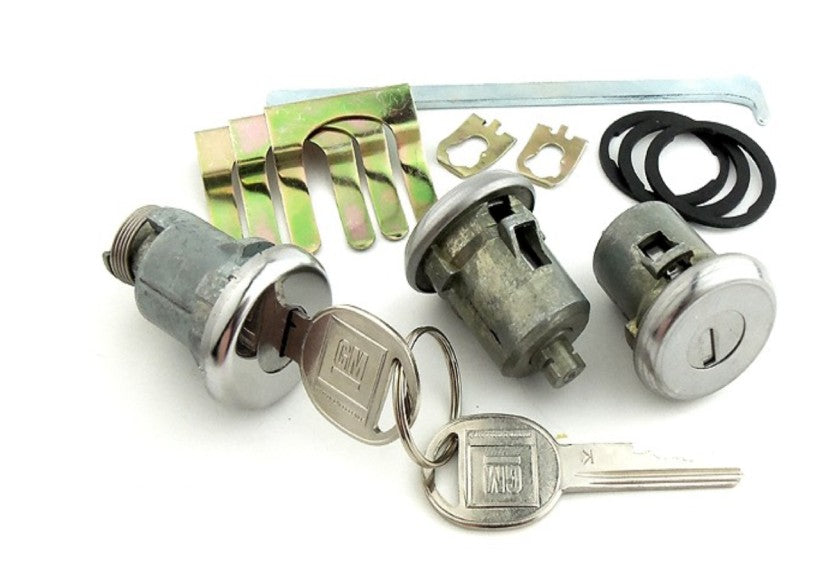 PY Autolock Door and Trunk Lock Set 1966-1967 GTO/Lemans and 1967 Chevelle