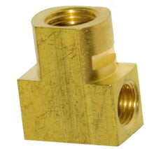 Load image into Gallery viewer, 7/16-20 Brass Rear Hose Tee Corvette Camaro Nova Chevy Pontiac Pickup Truck
