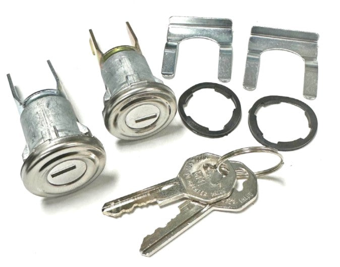 Door Lock Set For 1955-1957 Pontiac Chieftain and 1955-1956 Buick
