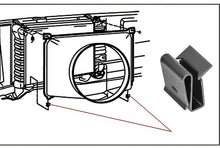 Load image into Gallery viewer, OER Lower Fan Shroud Mounting Clip Set For Bel Air Biscayne Chevelle Malibua
