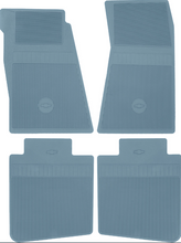 Load image into Gallery viewer, OER Light Blue Bow-Tie Floor Mat Set 1967-1969 Camaro 1968-1974 Chevy II Nova

