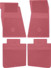 Load image into Gallery viewer, OER Red Bow-Tie Floor Mat Set 1967-1969 Camaro 1968-1974 Chevy II Nova
