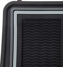 Load image into Gallery viewer, OER 4 Piece Black/Gray Floor Mat Set 1958-1992 Chevy Impala Models
