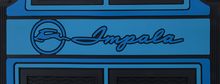 Load image into Gallery viewer, OER 4 Piece Blue/Black Floor Mat Set 1958-1992 Chevy Impala Models
