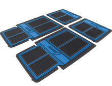 Load image into Gallery viewer, OER 4 Piece Blue/Black Floor Mat Set 1967-2002 Chevy Camaro Models
