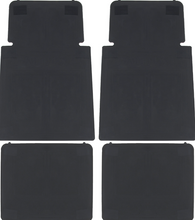 Load image into Gallery viewer, OER 4 Piece Red/Black Floor Mat Set 1967-2002 Chevy Camaro Models
