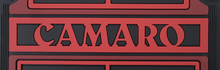 Load image into Gallery viewer, OER 4 Piece Red/Black Floor Mat Set 1967-2002 Chevy Camaro Models
