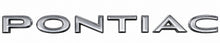 Load image into Gallery viewer, Trim Parts 8511 1967-1969 Pontiac Firebird Trunk Lid Letter Set Made in the USA
