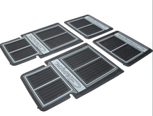 Load image into Gallery viewer, OER 4 Piece Black "Charger" Floor Mat Set 1966-1978 Dodge Charger
