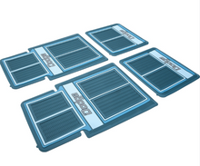 Load image into Gallery viewer, OER 4 Piece Blue "Dodge" Floor Mat Set 1960-1976 Dodge Models
