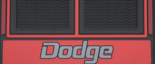 Load image into Gallery viewer, OER 4 Piece Red "Dodge" Floor Mat Set 1960-1976 Dodge Models
