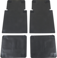 Load image into Gallery viewer, OER 4 Piece Red/Black Floor Mat Set 1960-1976 Plymouth Models
