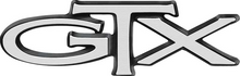 Load image into Gallery viewer, OER Front Fender Emblem Set With Mounting Hardware For 1967 Plymouth GTX

