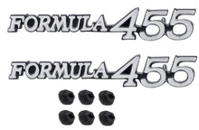 Load image into Gallery viewer, OER Formula 455 Front Fender Emblem Set For 1970-1971 Pontiac Firebird Models
