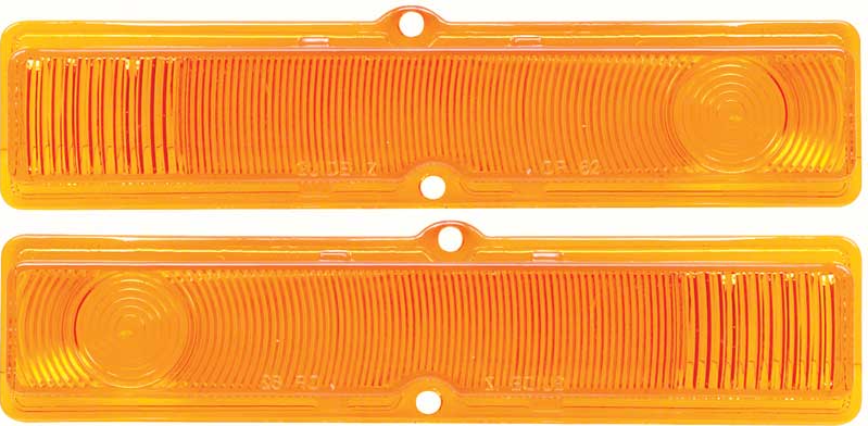 OER Amber Park Lamp Lens Set For 1963-1964 Chevy II Nova Models