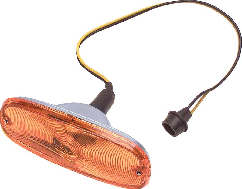 OER Amber Park Lamp Assembly With Wiring For 1958-1959 Chevy Pickup Trucks