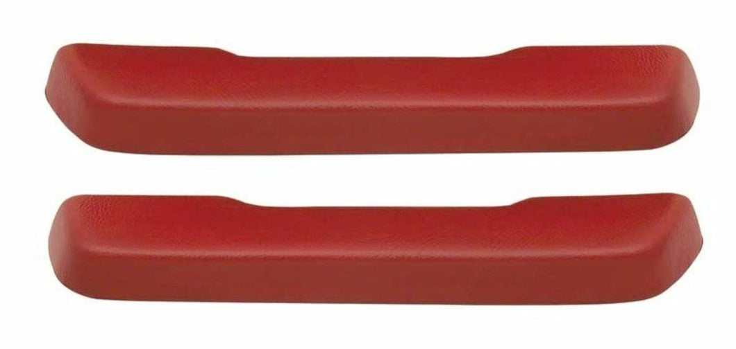 RestoParts Red Front Armrest Pad Set For 1968-1972 Chevelle Skylark 442
