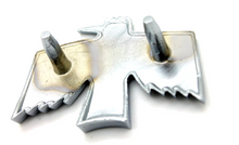 Load image into Gallery viewer, Front Fender Bird Logo Emblem Set For 1967-1968 Pontiac Firebird Made in the USA
