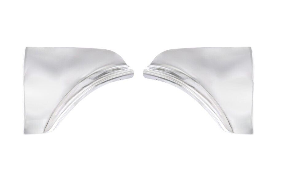 United Pacific Stainless Fender Skirt Scuff PadsFor 1959 Chevy Bel Air & Impala