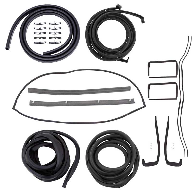 OER Weatherstrip Kit For 1955-1956 Chevy Bel Air and 210 2 Door Hardtop Models