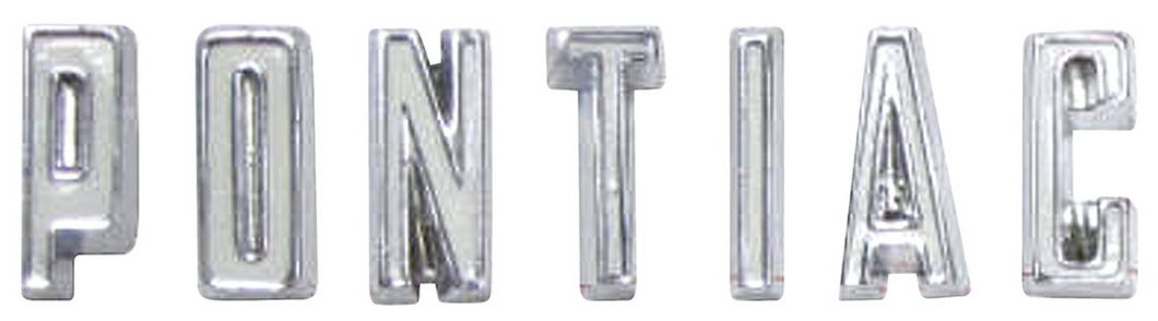 Diecast Hood Letter Set For 1962 Pontiac Tempest Models Made in the USA