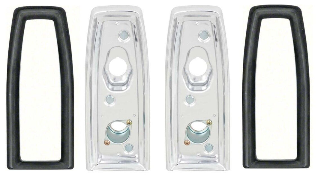 OER Aluminum Tail Lamp Housing Set For 1966-1967 Chevrolet Chevy II Nova Models