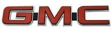 Load image into Gallery viewer, OER Red &quot;GMC&quot; Front Grille Emblem For 1982-1990 GMC Truck S15 and Jimmy Models
