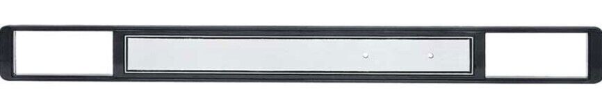 OER Black With Aluminum Dash Insert For 1973-1980 Chevy and GMC Trucks