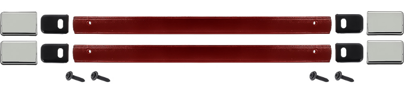 OER Red Door Pull Strap Set For 1981-1991 Chevy and GMC Trucks Blazer Suburbans