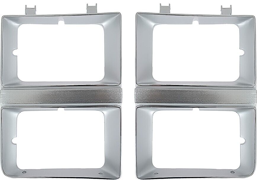 OER Dual Headlamp Bezel Set For 1981-1982 Chevy Trucks Blazer and Suburbans