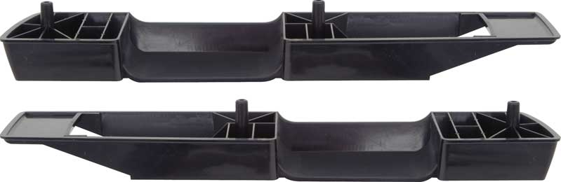 OER Black Front Arm Rest Base Set For 1968-1972 Dart Duster and Valiant