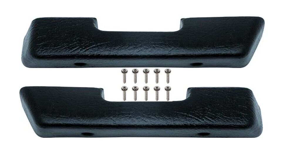 OER Black Armrest Pad Black Set For 1972 Chevy and GMC Trucks Blazer Suburbans