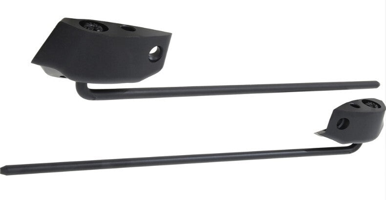 OER Black Sun Visor Bracket Set For 1969-1975 Chevy Blazer and K5 Blazer