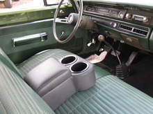 Load image into Gallery viewer, Dark Red BC Shorty Cruiser Bench Seat Console W/Drink Holders Musclecar Classic
