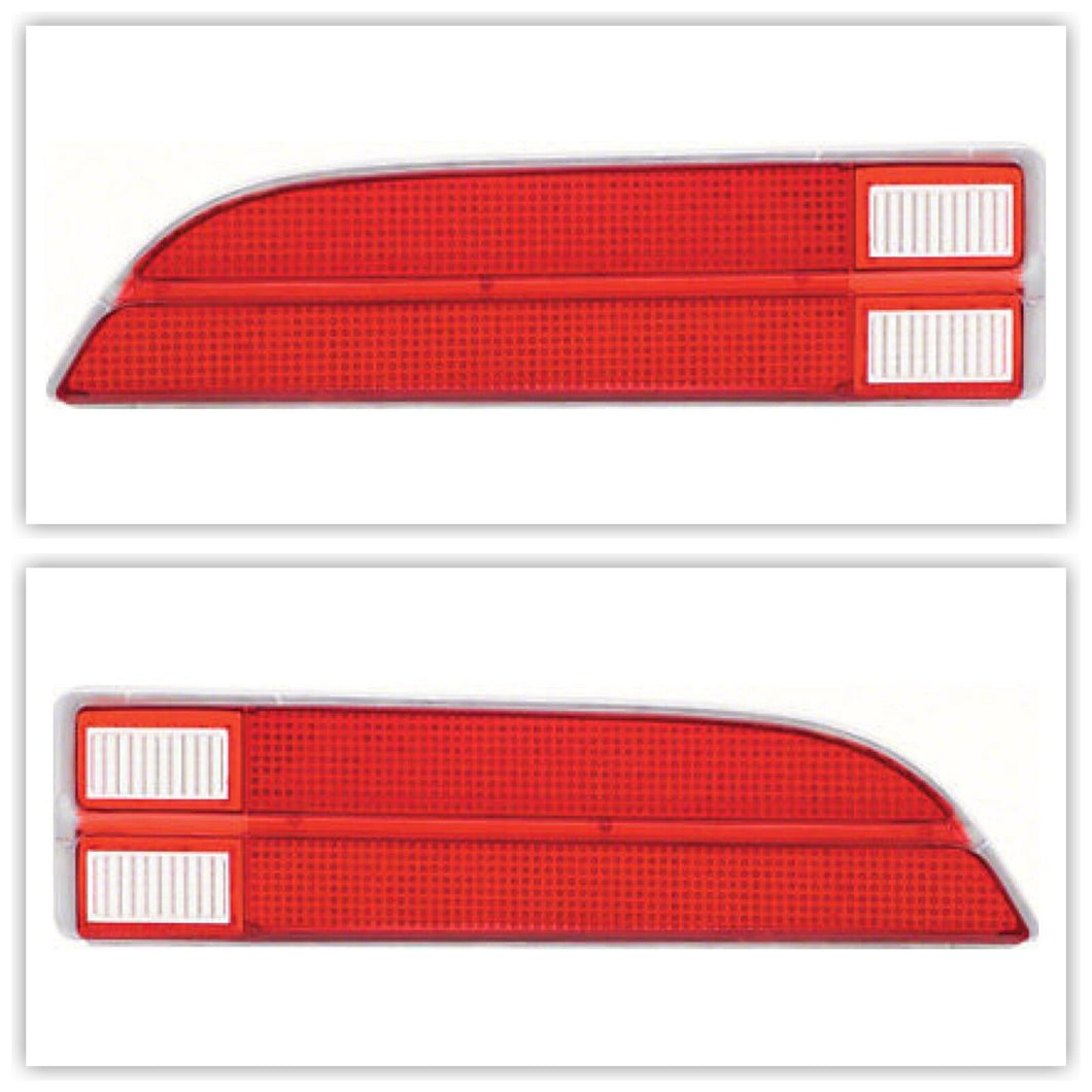 OER Tail Lamp Lens Assembly Set/Pair For 1970-1973 Pontiac Firebird