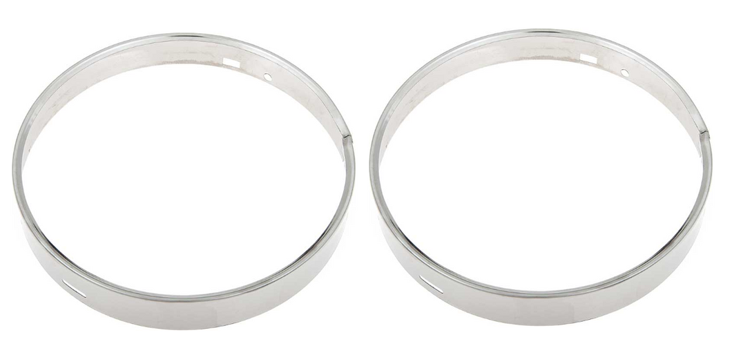 OER Headlamp Retaining Ring Set For 1956-1957 Bel Air 150 210 Nomad Corvette